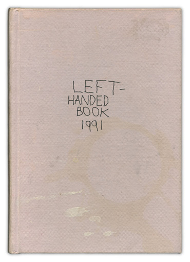Andrew Stones - 'Left-Handed Book'. Journal of a visit to Australia, 1991.